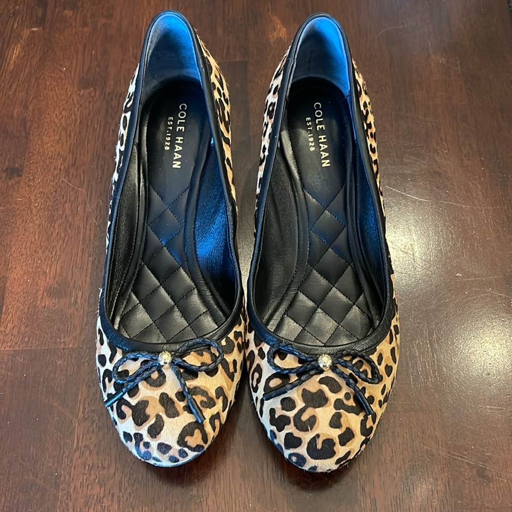 Cole Haan Tali Leopard Print Shoes Size 8